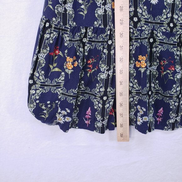 Agua Bendita x Target Dainty Floral Tile Multicolor Ruffle Mini Dress Size XXL - Picture 4 of 13